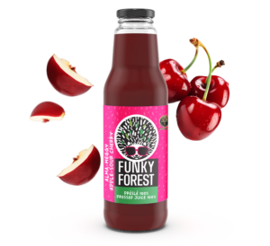 Funky Forest® 100%-os préslé, alma-meggy 750 ml