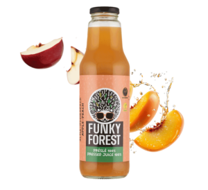 Funky Forest® 100%-os préslé, alma-őszibarack 750 ml