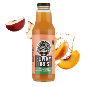 Funky Forest® 100%-os préslé, alma-őszibarack 750 ml